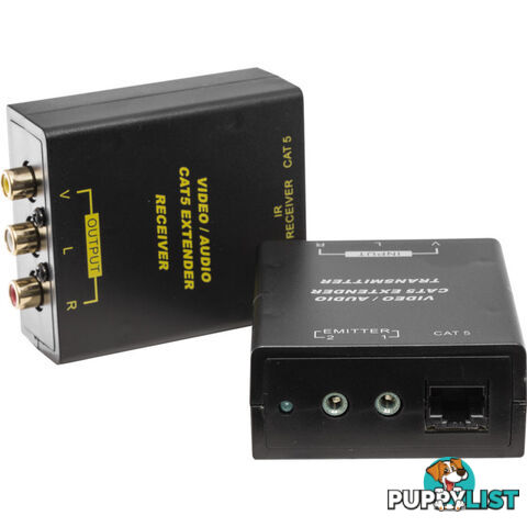 PRO1211 COMPOSITE VIDEO CAT5 EXTENDER STEREO AUDIO WITH IR BALUN