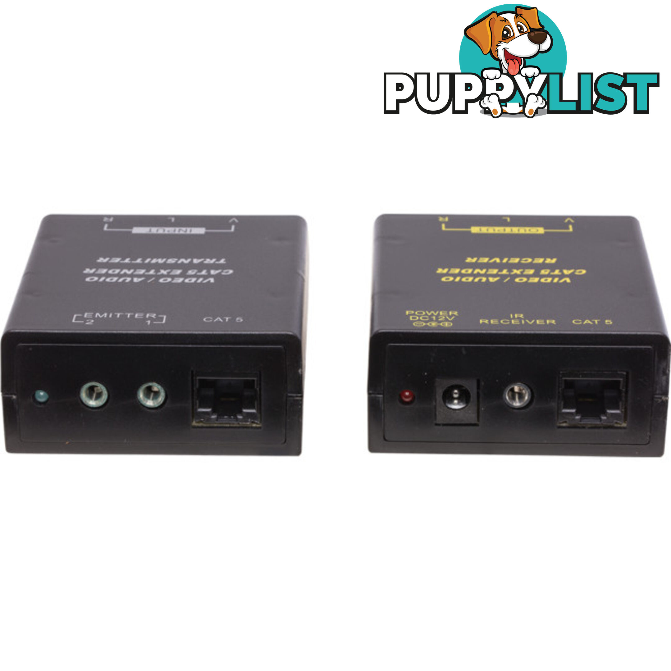 PRO1211 COMPOSITE VIDEO CAT5 EXTENDER STEREO AUDIO WITH IR BALUN