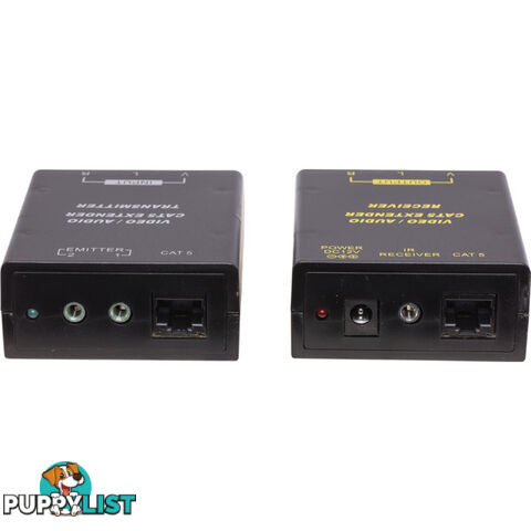 PRO1211 COMPOSITE VIDEO CAT5 EXTENDER STEREO AUDIO WITH IR BALUN