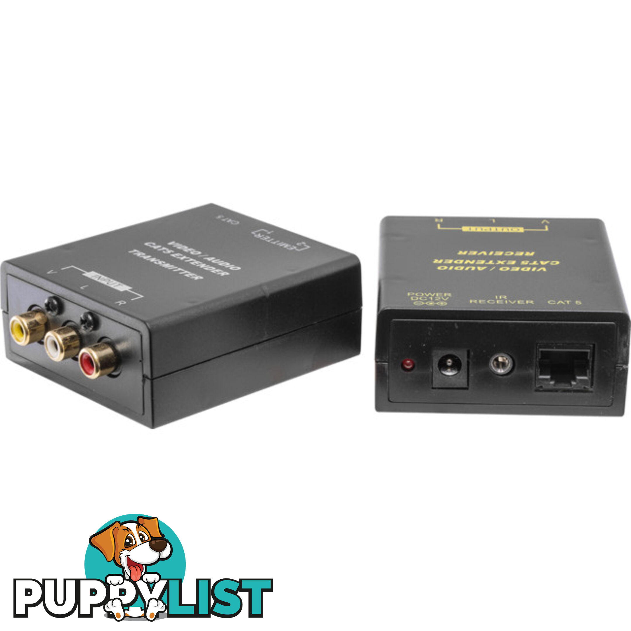 PRO1211 COMPOSITE VIDEO CAT5 EXTENDER STEREO AUDIO WITH IR BALUN