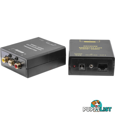 PRO1211 COMPOSITE VIDEO CAT5 EXTENDER STEREO AUDIO WITH IR BALUN