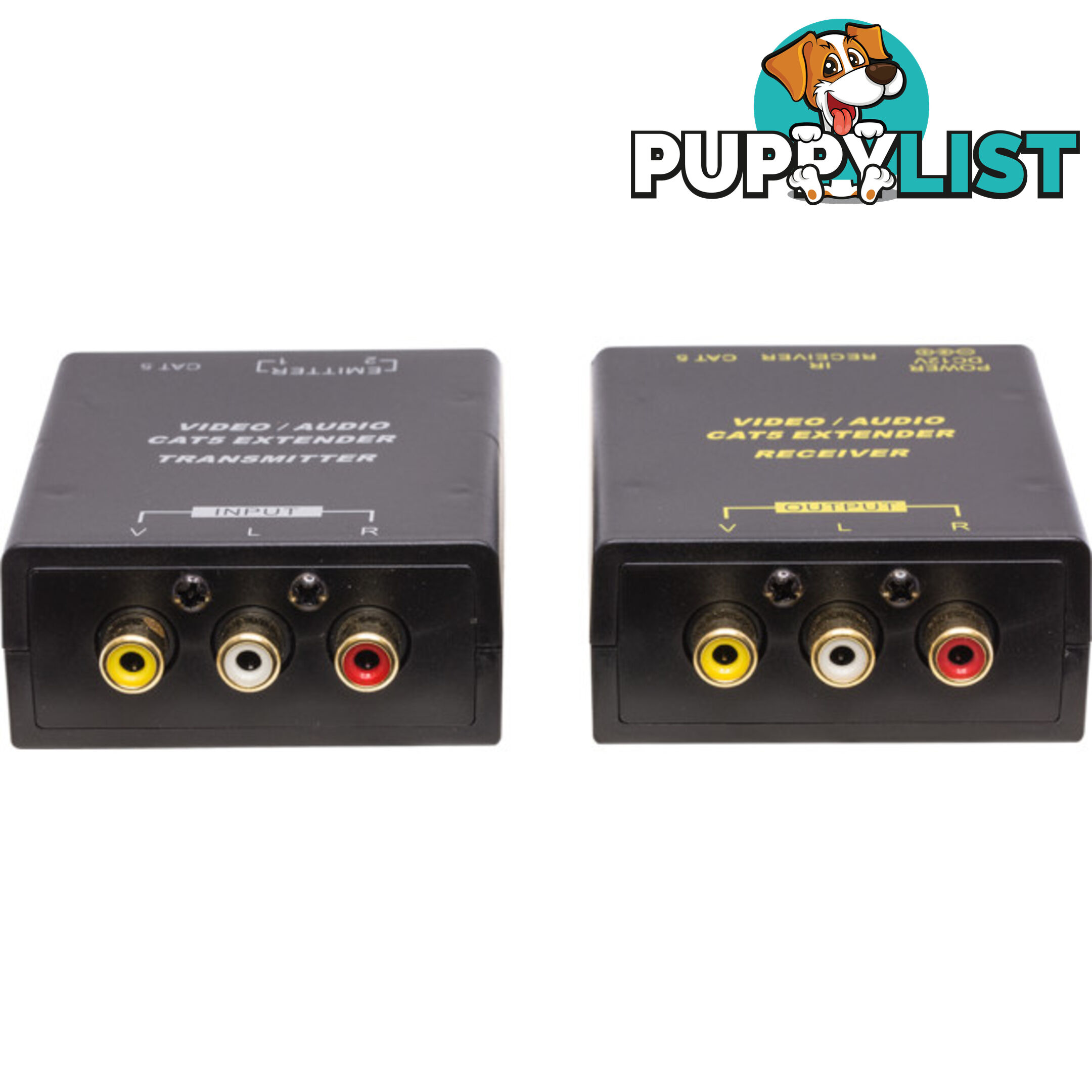 PRO1211 COMPOSITE VIDEO CAT5 EXTENDER STEREO AUDIO WITH IR BALUN