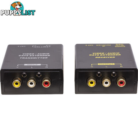 PRO1211 COMPOSITE VIDEO CAT5 EXTENDER STEREO AUDIO WITH IR BALUN