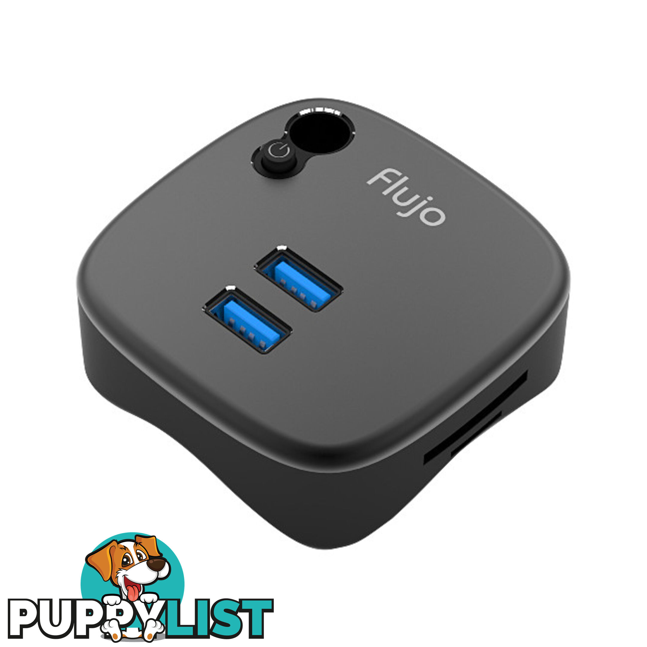 AH8BLK USB 3.0 HUB WITH CARD READER GIGA LAN BLACK SURFACE PRO