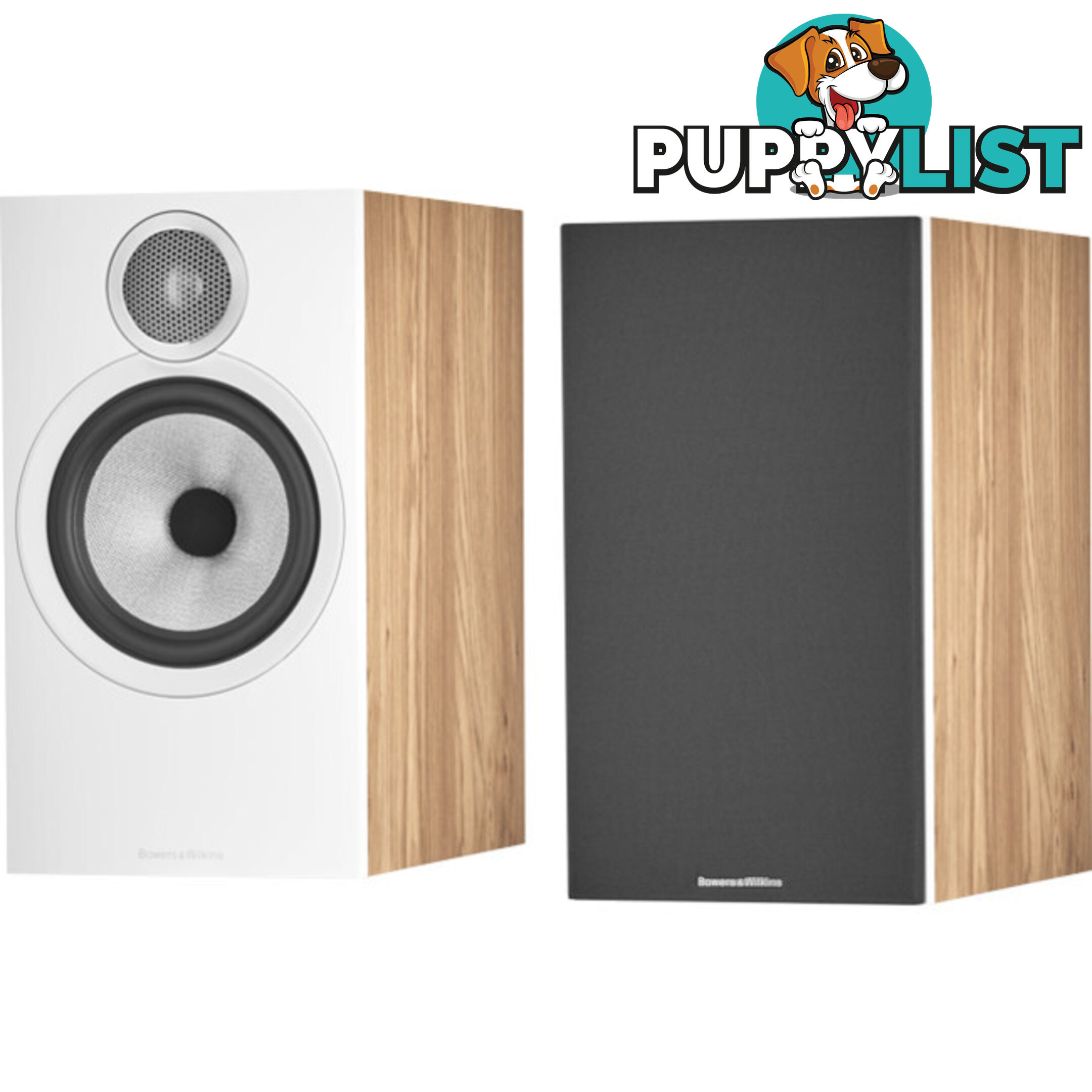 606S3O 2-WAY BOOKSHELF SPEAKERS OAK FINISH