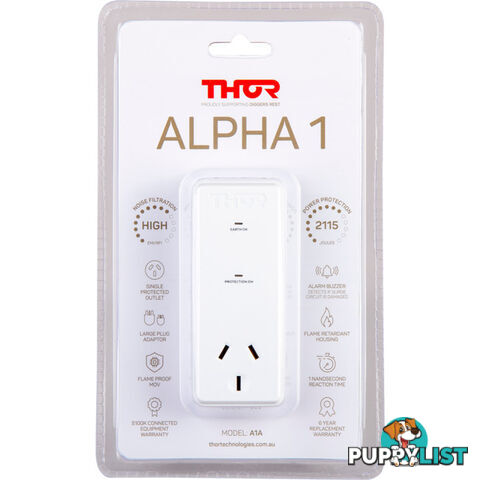 A1A ALPHA SINGLE OUTLET FORWARD FACING - THOR