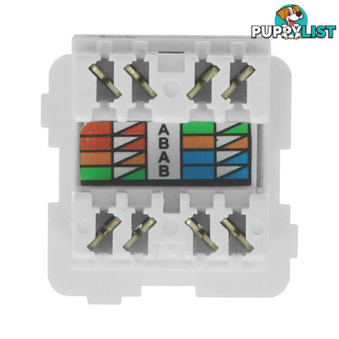 PK4549 RJ45 CAT6A MECHANISM SOCKET SUITS CLIPSAL