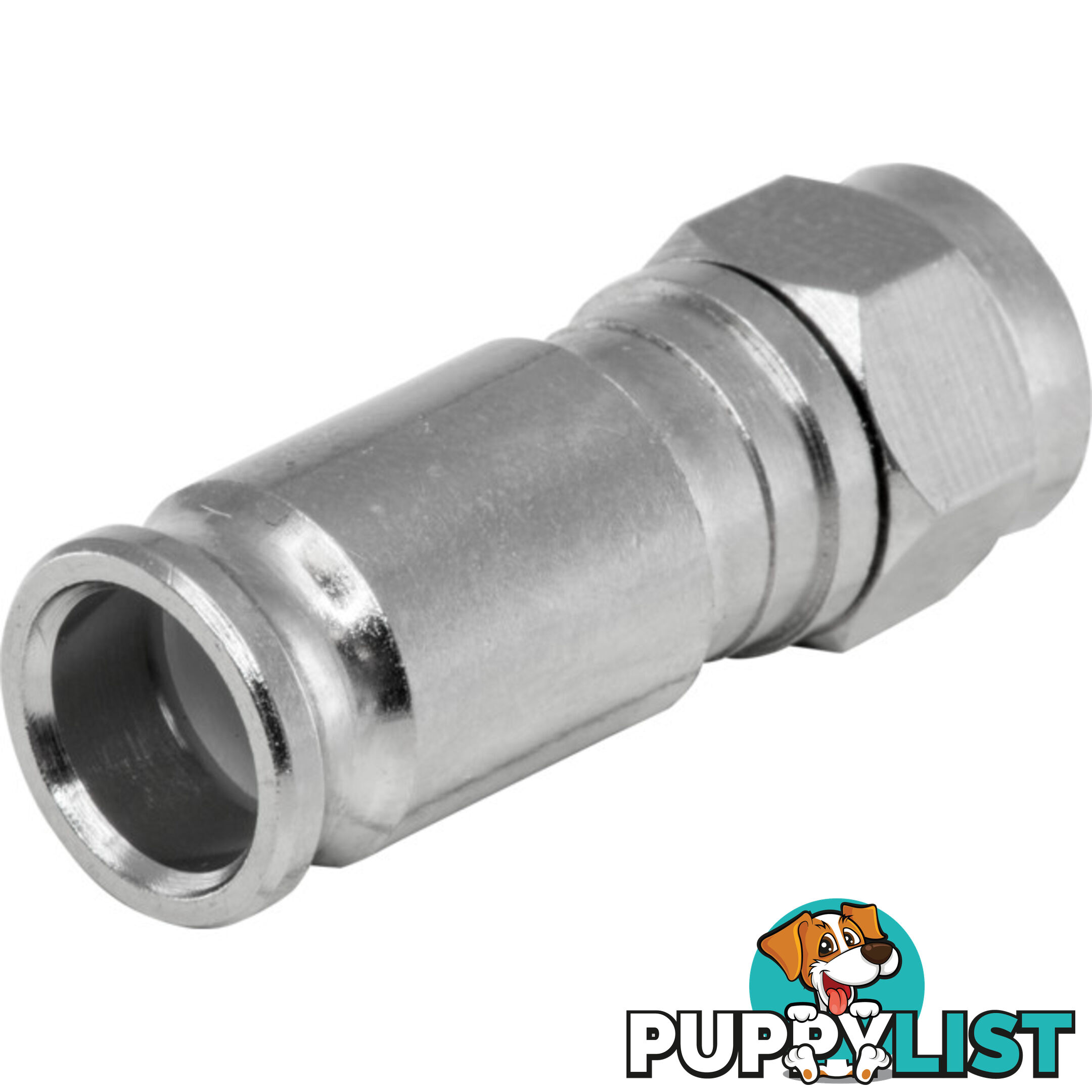 PR1014 'F' COMPRESSION RG6QUAD PLUG NO INNER LINER TYPE