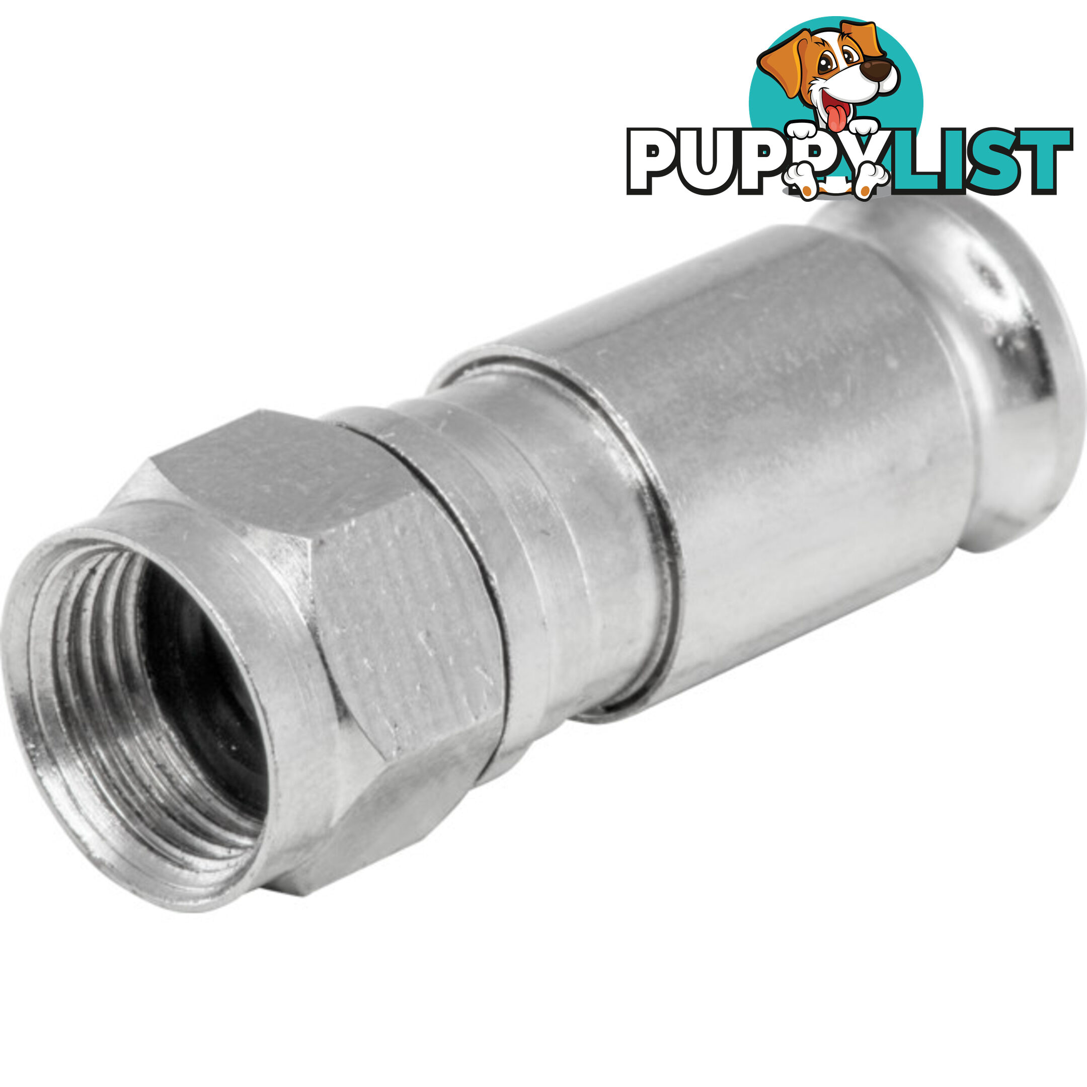 PR1014 'F' COMPRESSION RG6QUAD PLUG NO INNER LINER TYPE