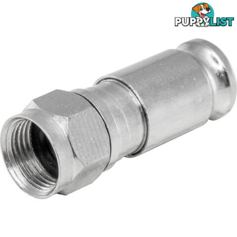 PR1014 'F' COMPRESSION RG6QUAD PLUG NO INNER LINER TYPE