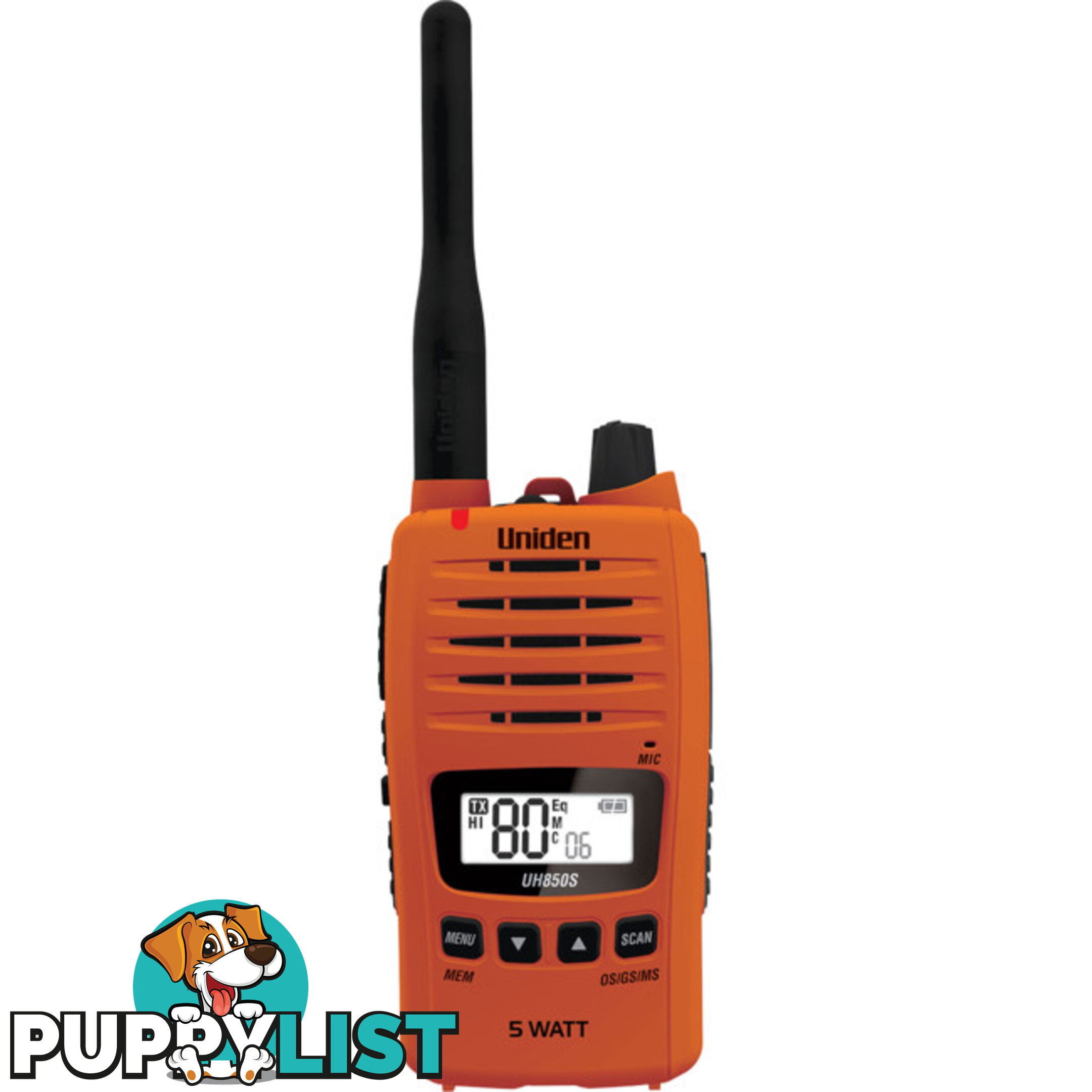 UH850S-O 5W UHF HANDHELD RADIO ORANGE