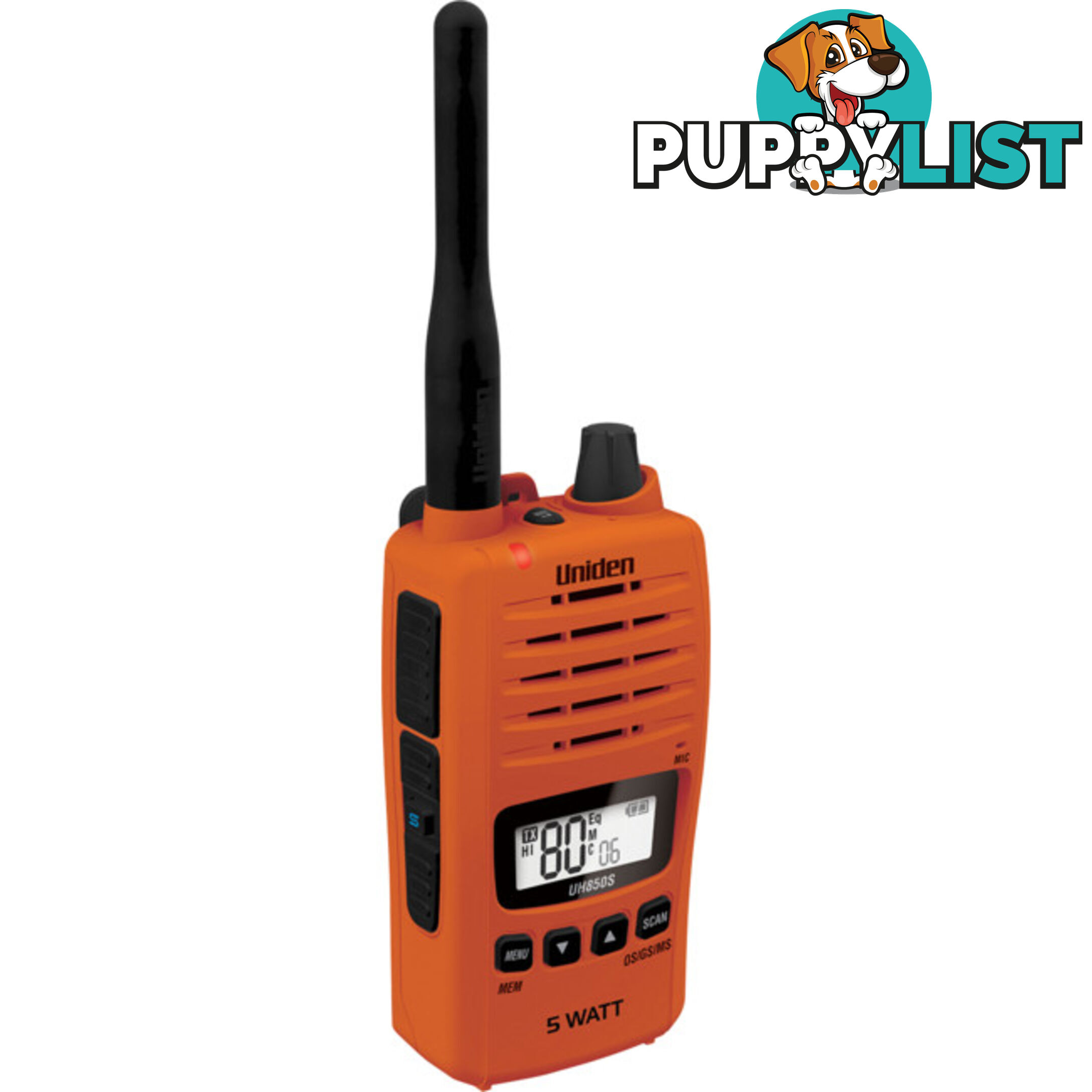 UH850S-O 5W UHF HANDHELD RADIO ORANGE