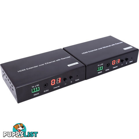 HDMIIPPRO HDMI OVER IP EXTENDER WITH POE 120M REMOTE IR H.264