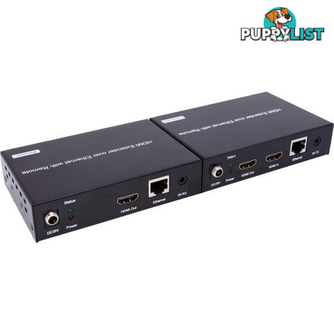 HDMIIPPRO HDMI OVER IP EXTENDER WITH POE 120M REMOTE IR H.264