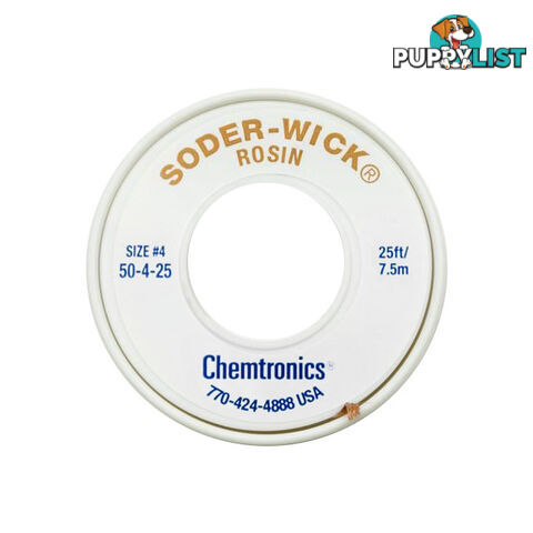 50-4-25 2.8MM X 7.5M SODER WICK BLUE DESOLDERING BRAID #4