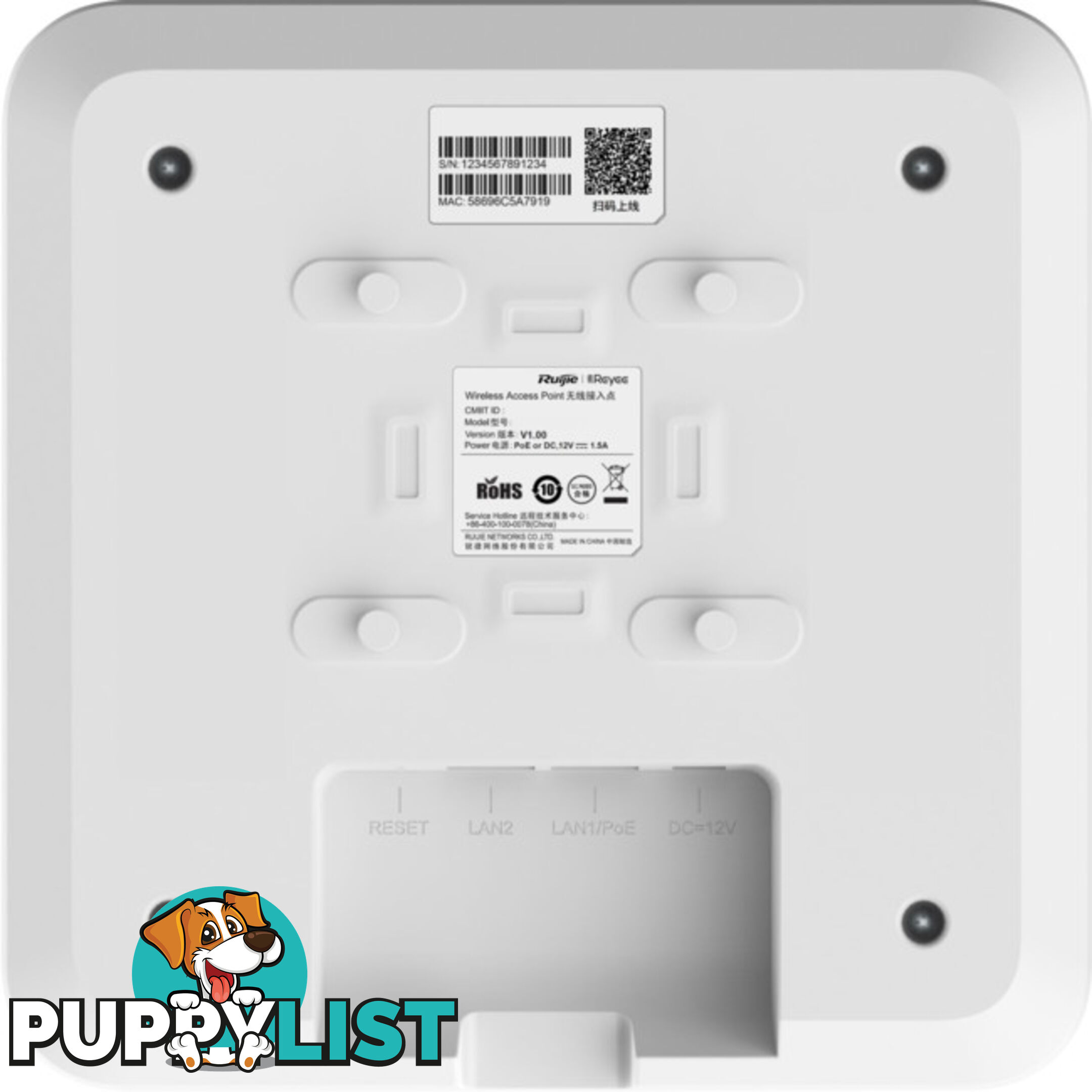 RAP2200E WI-FI 5 1267MBPS CEILING AP