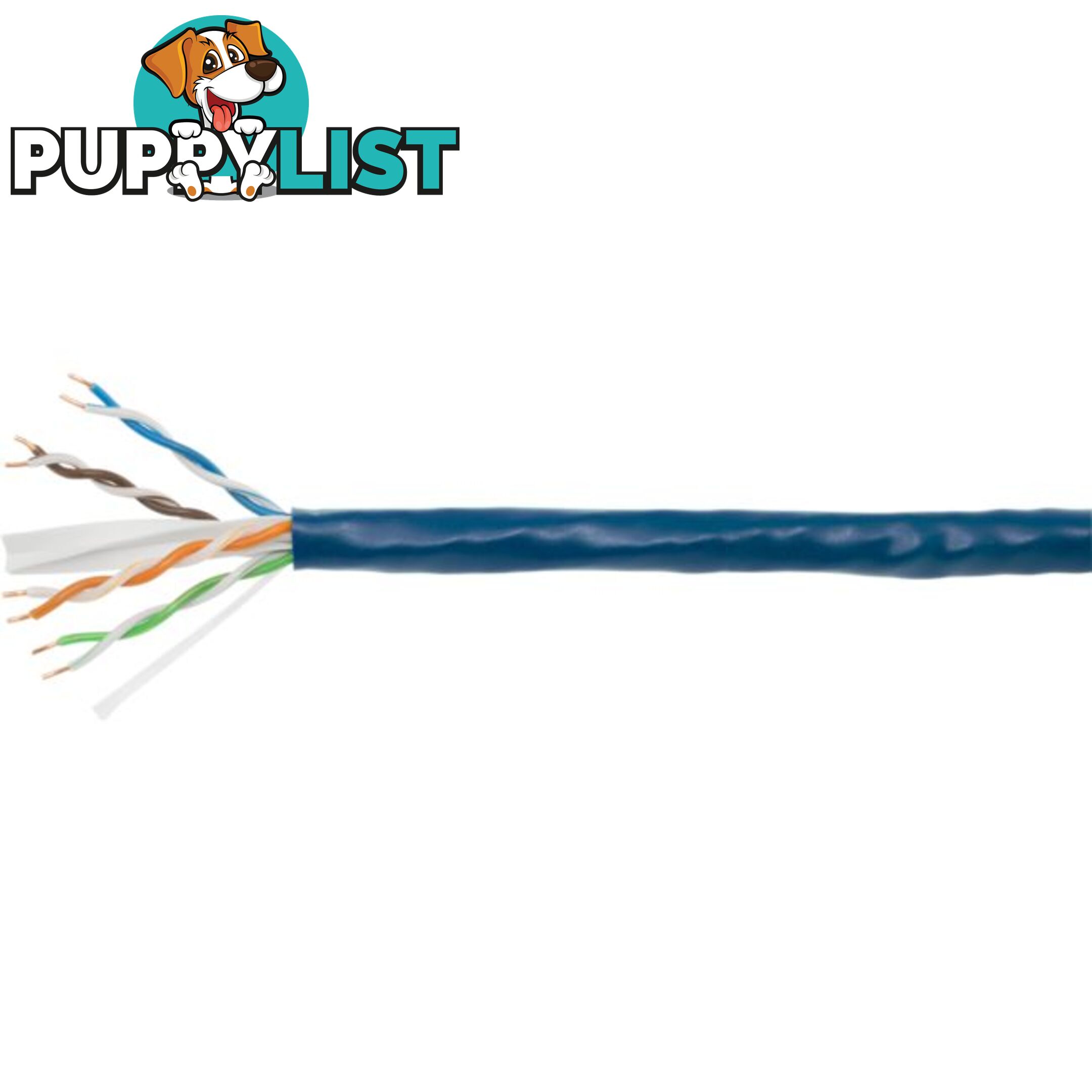 6LAN305BLU-1M UTP CAT6 SOLID BLUE - 1M PER METRE (305M)