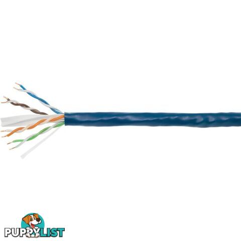 6LAN305BLU-1M UTP CAT6 SOLID BLUE - 1M PER METRE (305M)