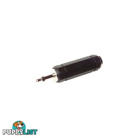 PA1017 3.5MM MONO PLUG TO 6.3MM MONO SOCKET ADAPTOR