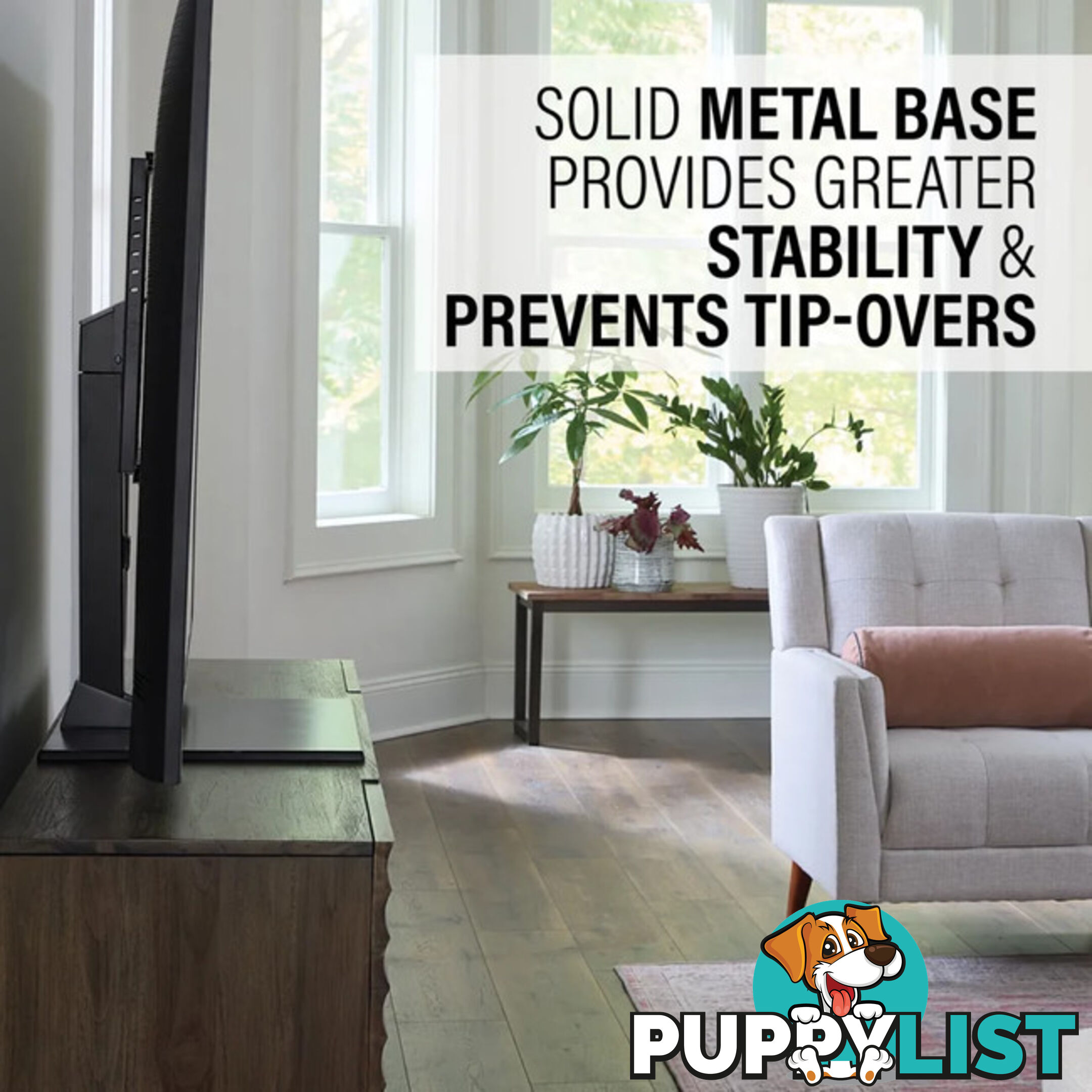 VSTV2-B2 40"-86" SWIVEL TV BASE SWIVELS UP TO 70 DEGREES