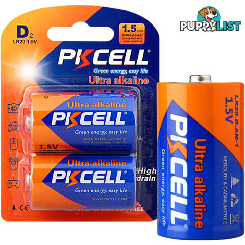 PK2PD 1.5V ULTRA ALKALINE D BATTERY 2PK LR20 ULTRA DIGITAL