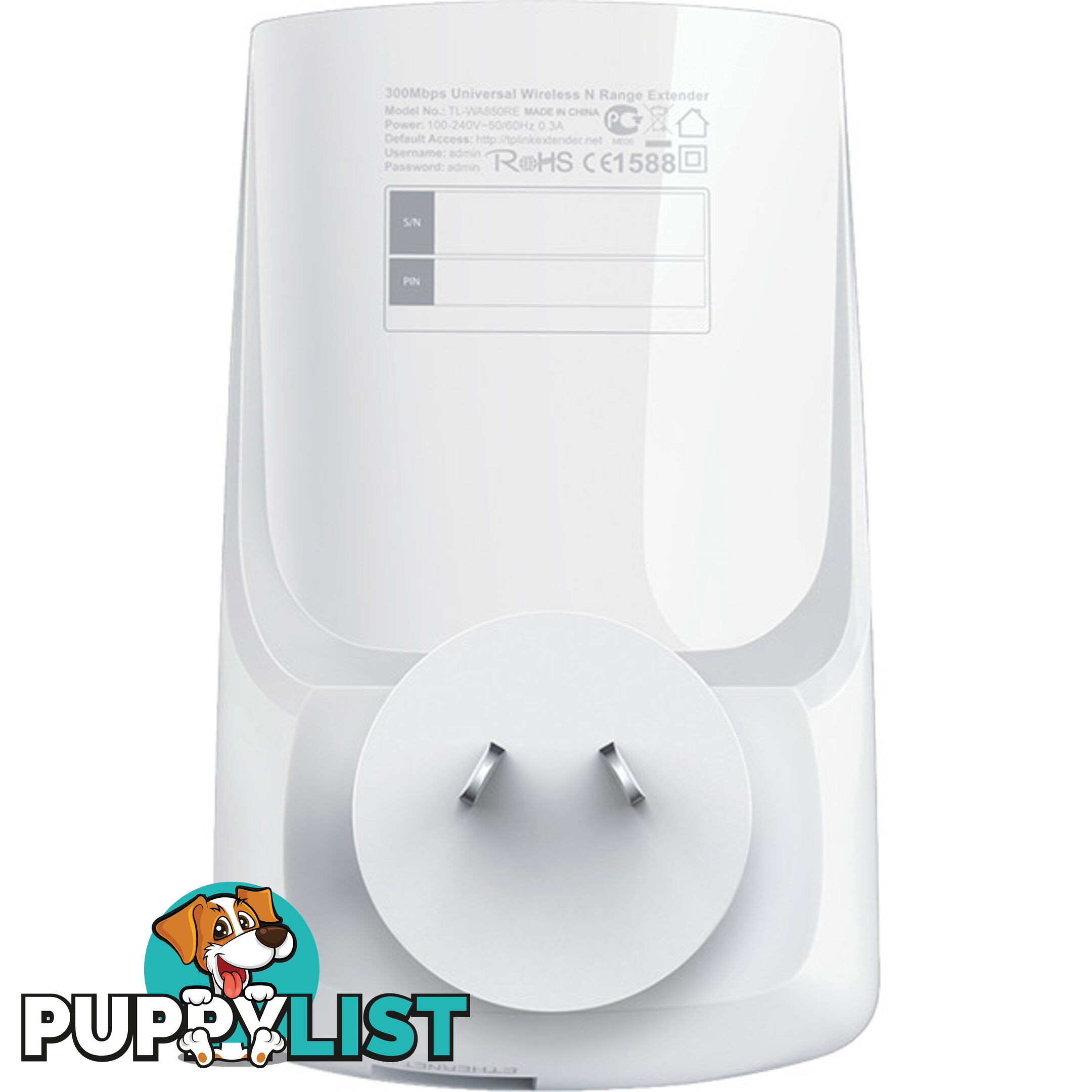 WA850RE 300MBPS WIRELESS REPEATER ACCESS POINT WALL PLUG