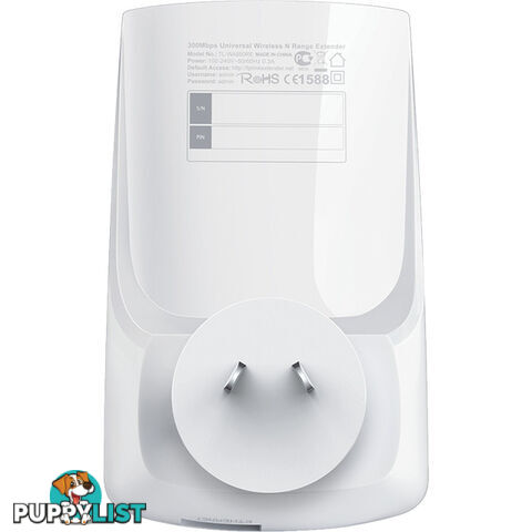 WA850RE 300MBPS WIRELESS REPEATER ACCESS POINT WALL PLUG