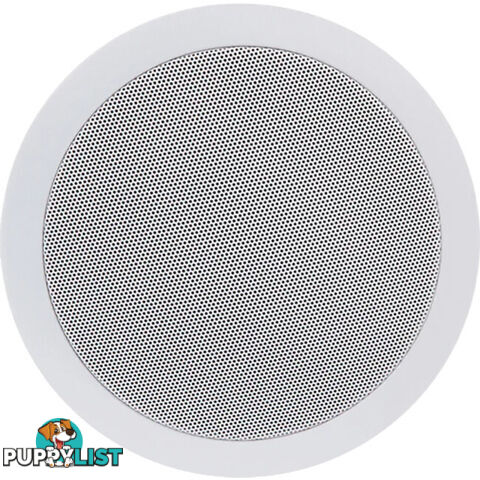 QF6CS 6" 10W 100V CEILING SPEAKER WHITE ABS PLASTIC POWDER COATED GRILL