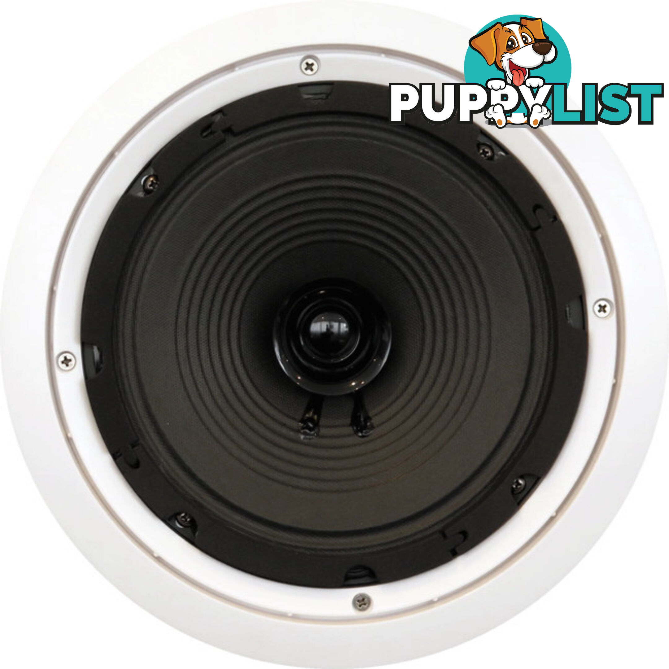 QF6CS 6" 10W 100V CEILING SPEAKER WHITE ABS PLASTIC POWDER COATED GRILL