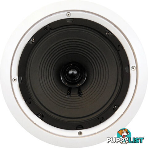 QF6CS 6" 10W 100V CEILING SPEAKER WHITE ABS PLASTIC POWDER COATED GRILL