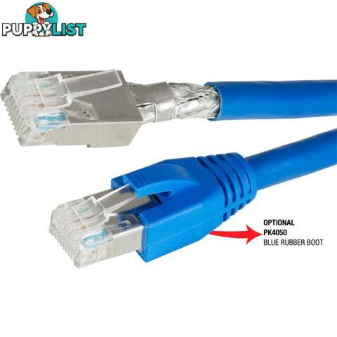 PK3940 SSTP CAT6 8P8C MODULAR PLUG SOLID SHIELDED RJ45