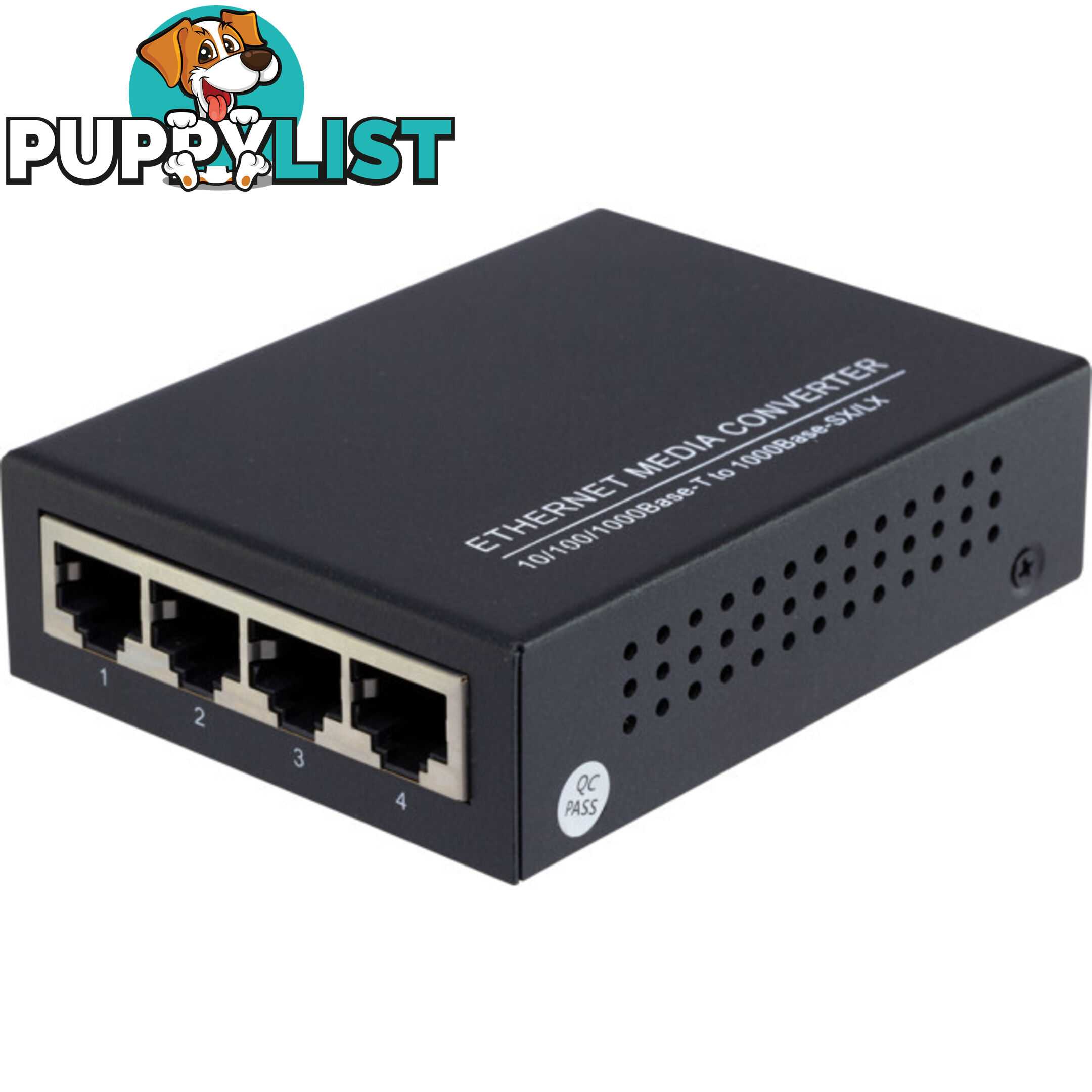 4P1GBSM20KSC 4 PORT 1G FIBRE MEDIA CONVERTER 10/100/1000M SM DUAL FIBRE SC 20KM