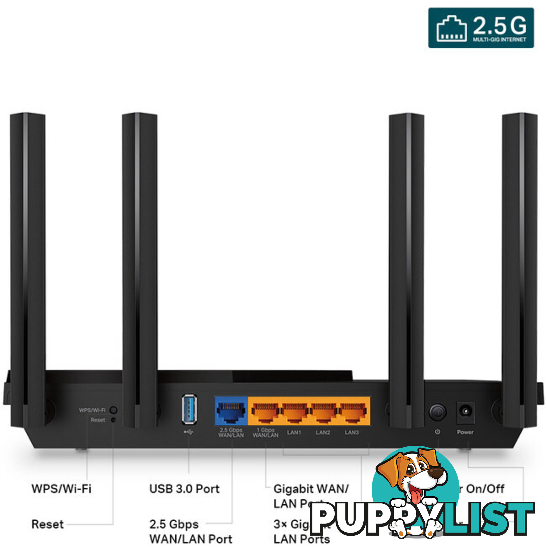 AX55PRO ARCHER AX3000 WIFI6 ROUTER 2.5G