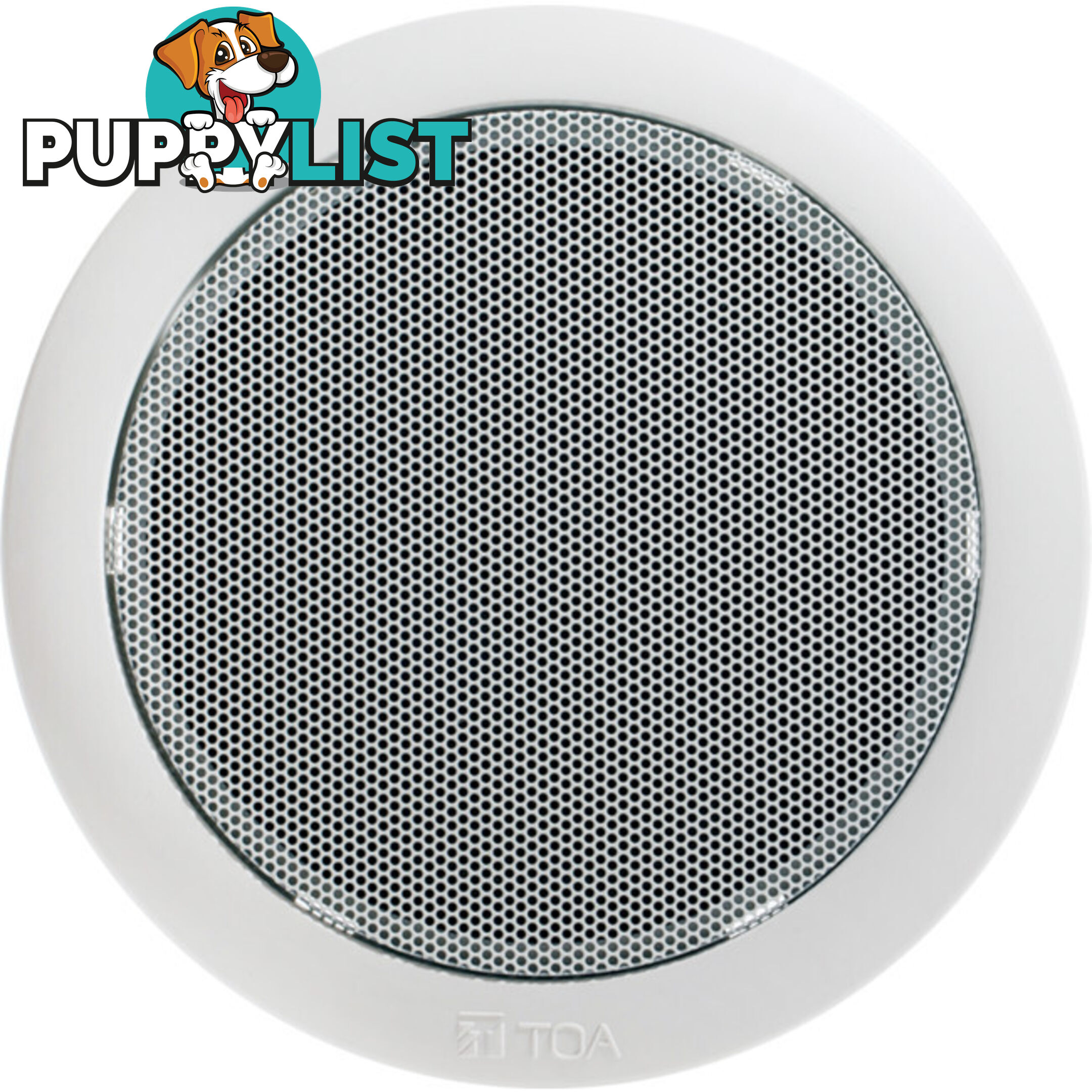 PC648R 6" 5W SINGLE CONE 100V LINE SPEAKER METAL GRILLE & SPRING CATCH