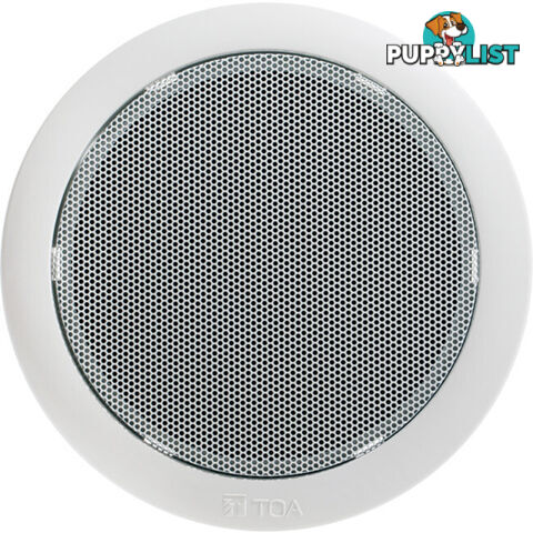 PC648R 6" 5W SINGLE CONE 100V LINE SPEAKER METAL GRILLE & SPRING CATCH