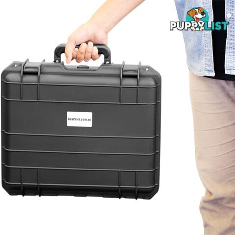 GS021B 460X 330X 145 PROTECTIVE CASE BLACK WITH FOAM GEARSAFE