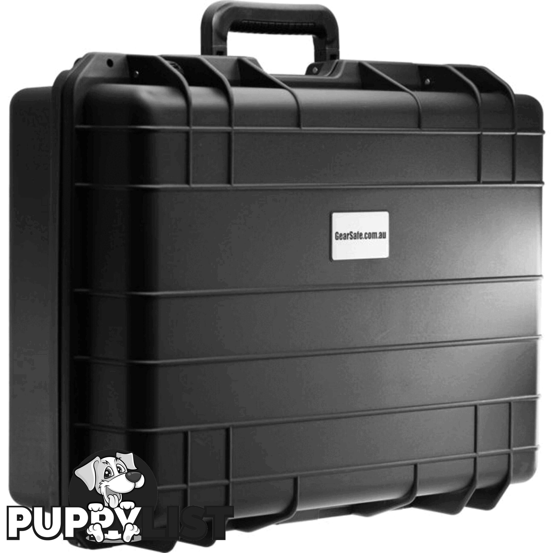 GS021B 460X 330X 145 PROTECTIVE CASE BLACK WITH FOAM GEARSAFE