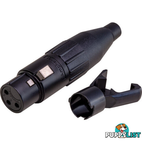 PD5320 3 PIN XLR LINE SOCKET (AC3FB) BLACK