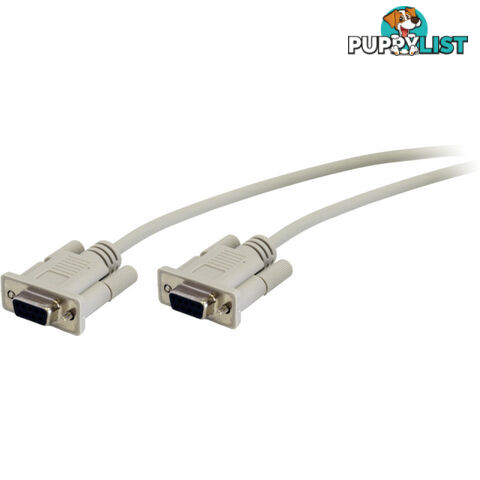 LC5086 2M DB9 NULL MODEM CABLE SOCKET TO SOCKET