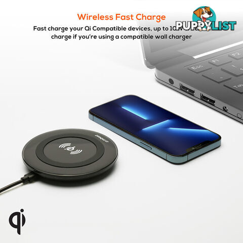 WCS07 10W QI WIRELESS CHARGING PAD GORILLA POWER