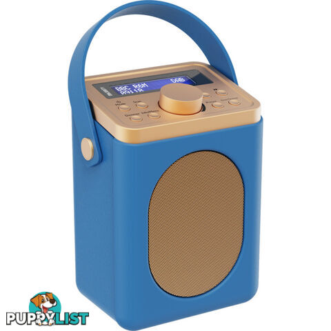 LSFMBL PORTABLE DAB RADIO WITH BLUETOOTH MIDNIGHT BLUE LITTLE SHELFORD