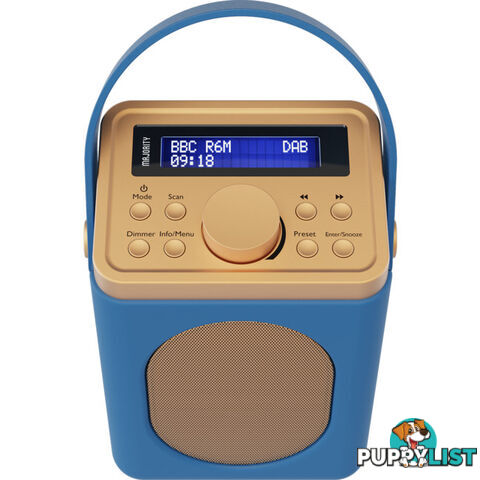 LSFMBL PORTABLE DAB RADIO WITH BLUETOOTH MIDNIGHT BLUE LITTLE SHELFORD