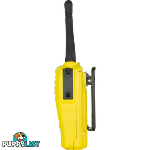 TX6160XY 5W UHF CB HANDHELD YELLOW BASE MODEL