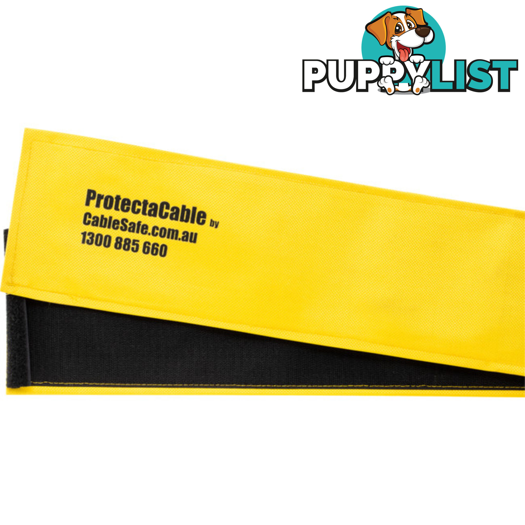 CSPC2Y VELCRO CABLE PROTECTOR - 2M YELLOW - PROTECTACABLE