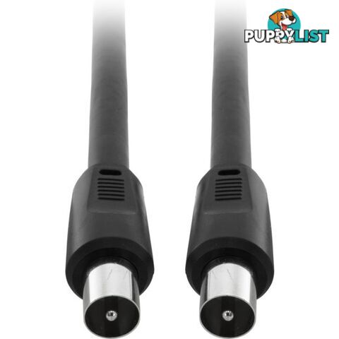 FL6Q-1.5PP 1.5M RG6QUAD PAL FLYLEAD PAL PLUG TO PLUG LEAD - BLACK