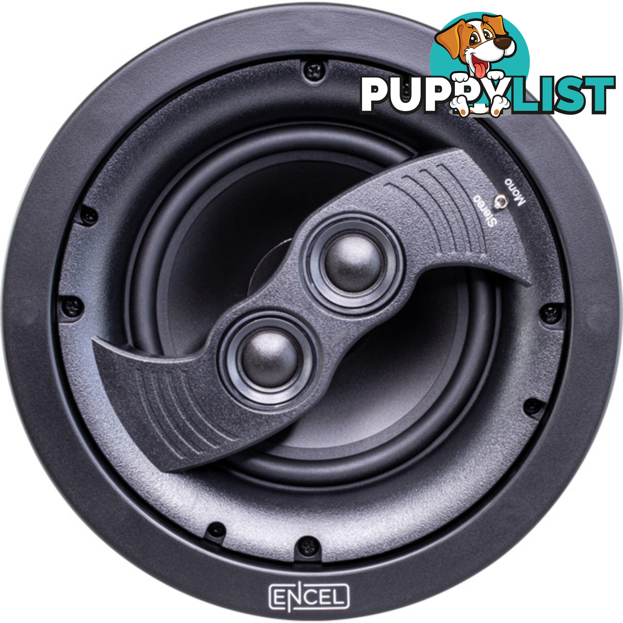 EC6S 100W SINGLE STEREO 6.5" 2 WAY IN-CEILING SPEAKER ADJUSTABLE TWEETERS