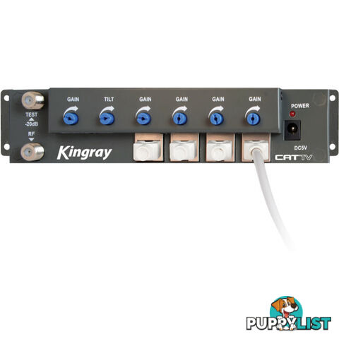 CAT01 4 WAY RF OVER CAT5 AMPLIFIER KINGRAY