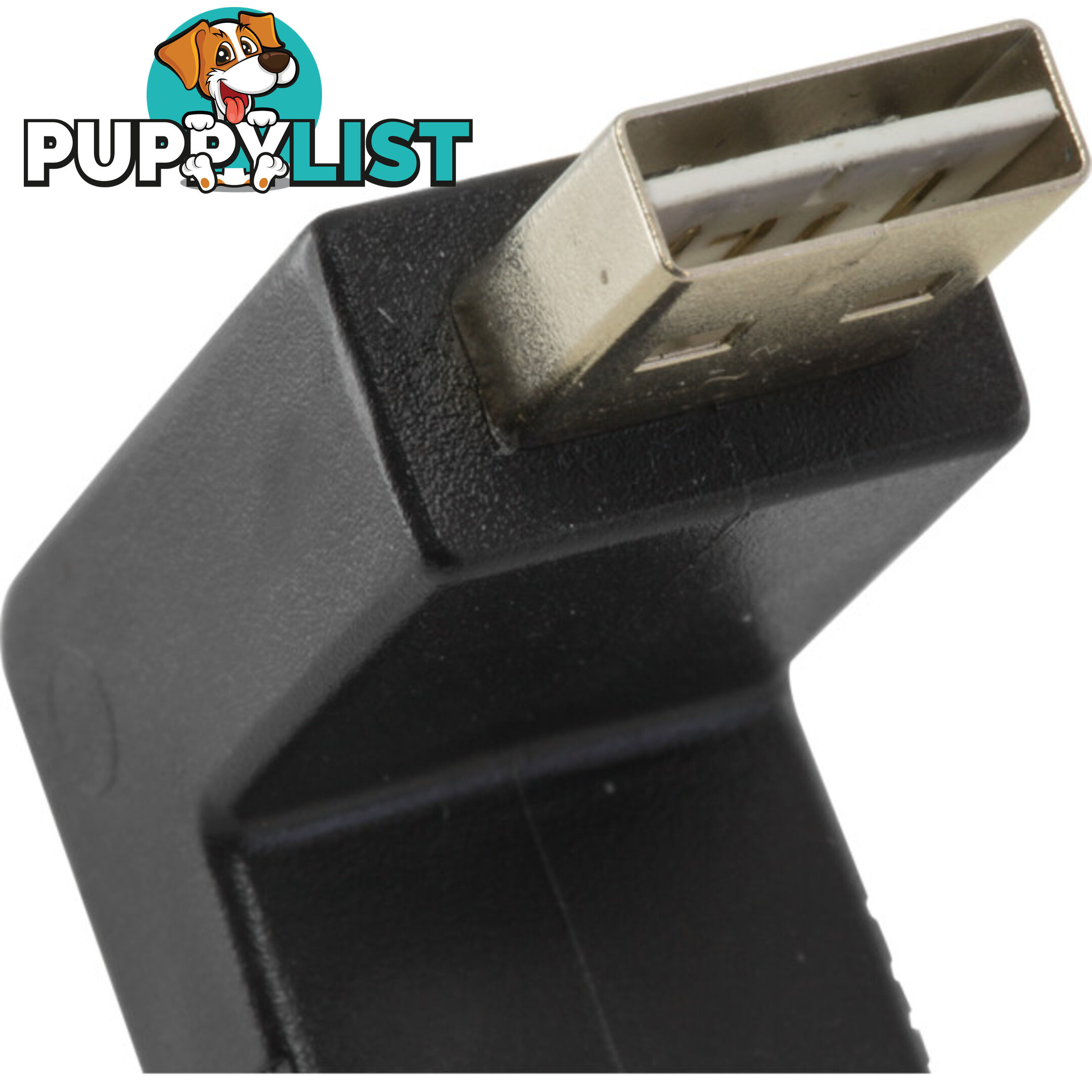 PA2311 USB 2.0 RIGHT-ANGLE ADAPTOR DOUBLE SIDED A PLUG TO SOCKET