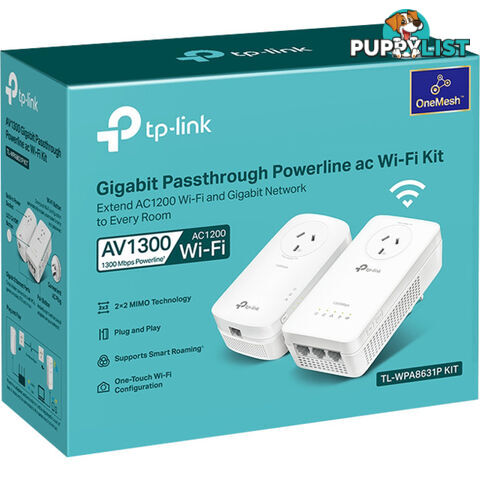 WPA8631PKIT AC1300 POWERLINE EXTENDER KIT