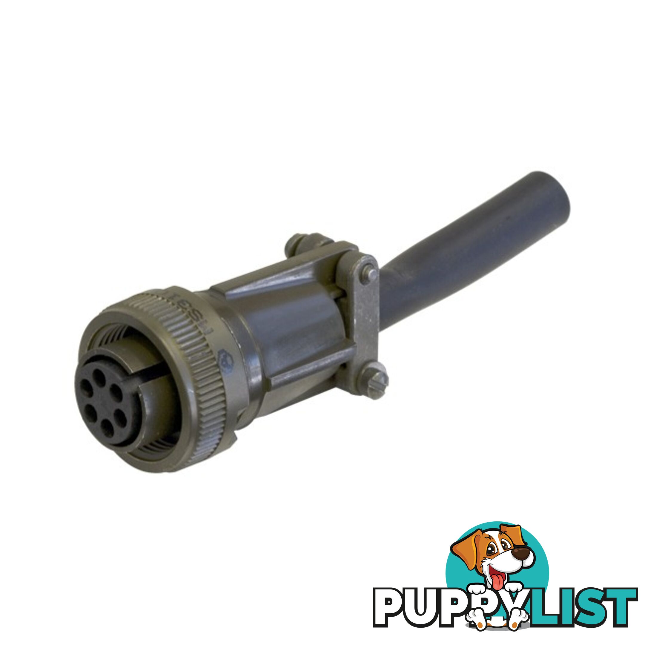 PW4640 6 PIN INLINE SOCKET MS97 MILITARY STYLE